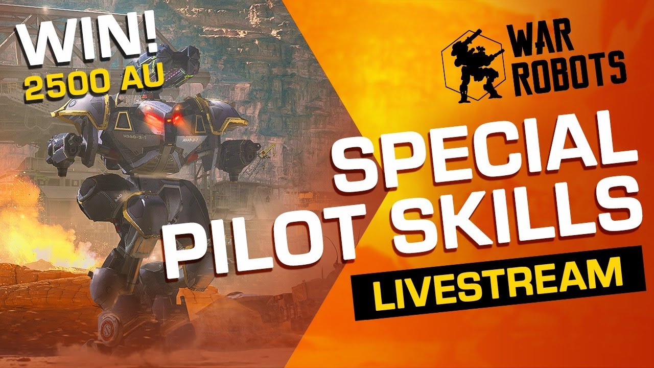 War Robots Giveaway (Live) | Special Pilot Skills (with Adrian)