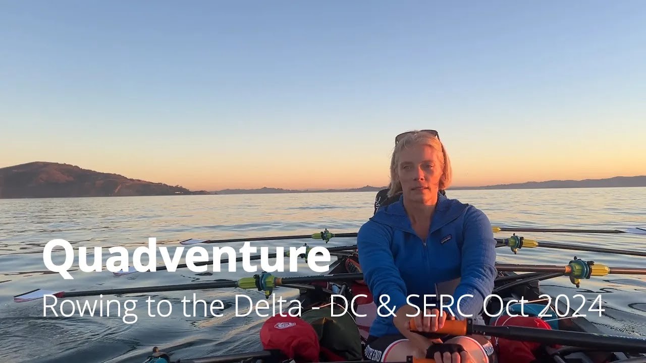 Quadventure -  Rowing into the California Delta