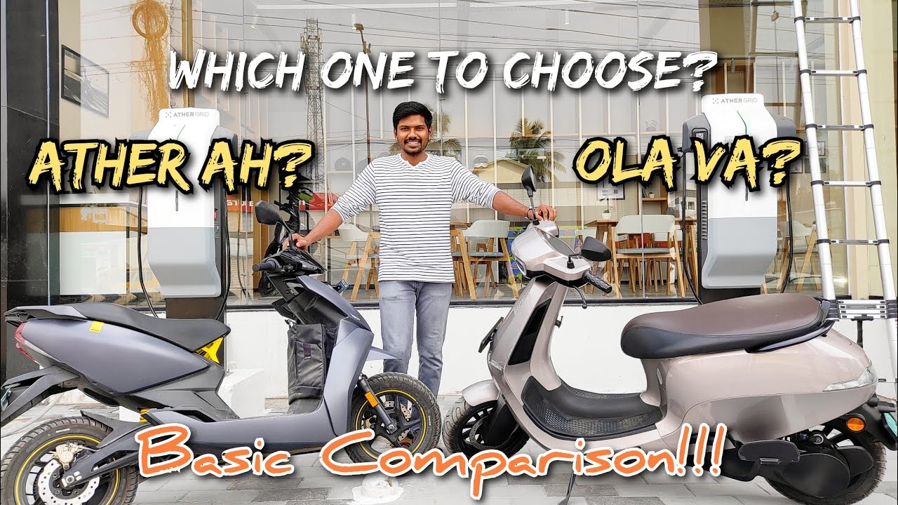 Ola S1 Pro vs Ather 450 X - Basic Comparison - ஏந்த E-ஸ்கூட்டர் வாங்கலாம்? #ev #ola #ather #trending