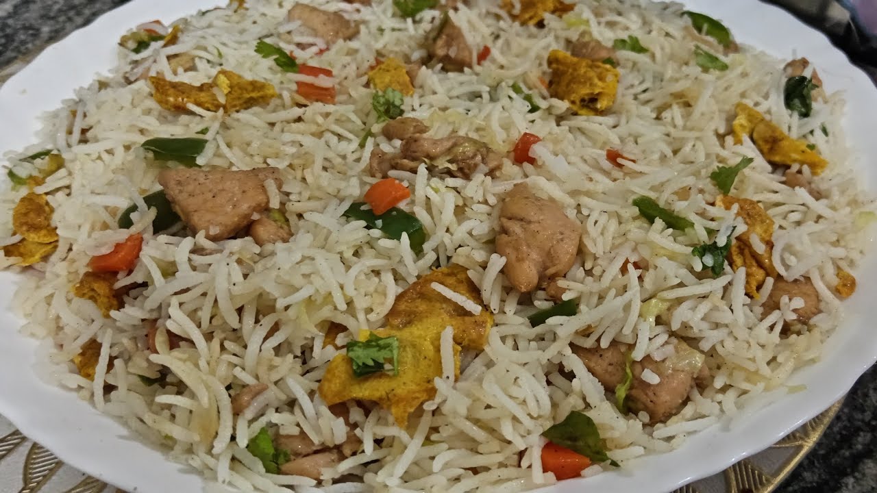 Tasty Men Lajwaab Colourful| Chicken Chinese Biryani| Chinese Biryani Recipe|silver kitchen 