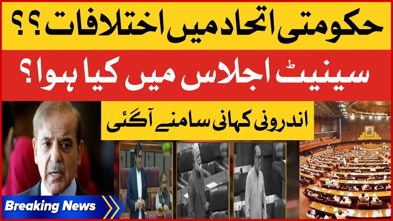 Shehbaz Govt In Trouble | PPP vs PMLN | Senate Session Inside Story | Breaking News
