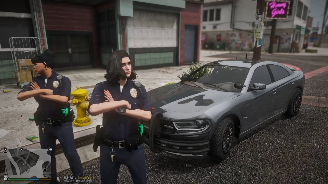 Gta 5 LSPDFR Episode Female LSPD Officer - Unmarked Bufallo SX Intrceptor Patrol #gta #gta5 #lspdfr