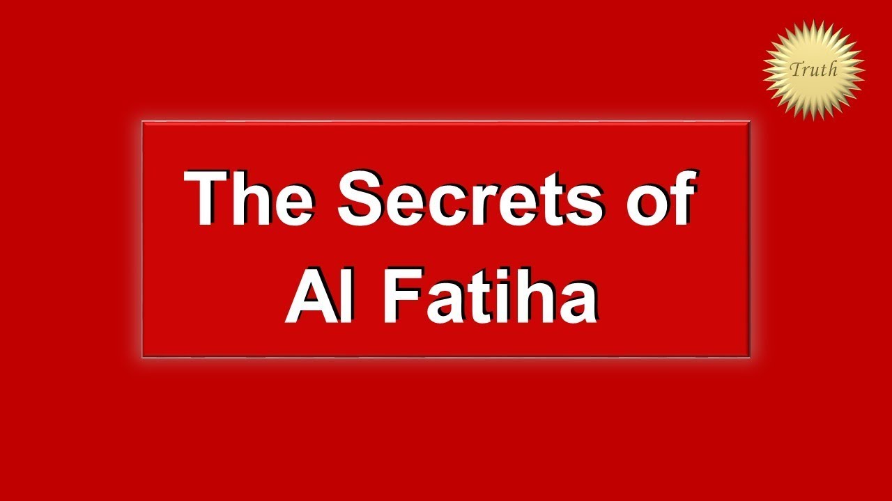 Ghazali - The Secrets of surah Al Fatiha