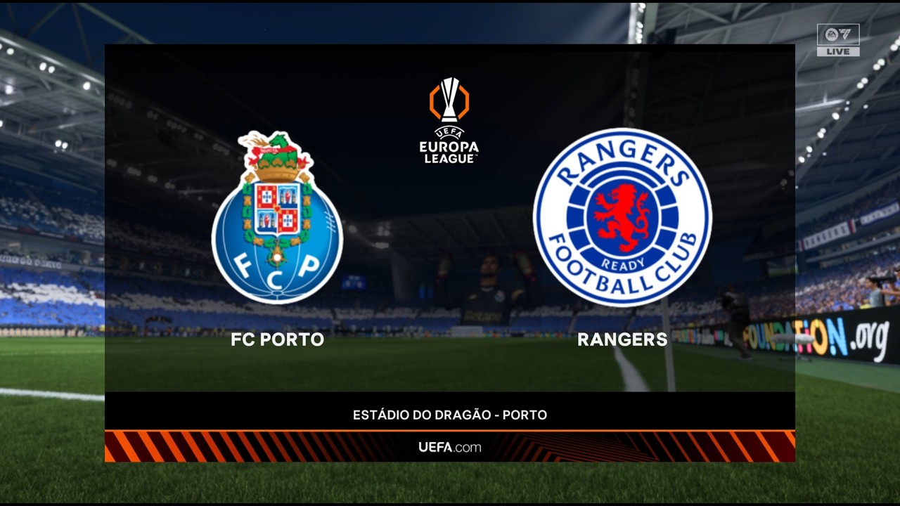 EA FC 26 | Порту против Рейнджерс | 1-й тур | Чемпионат | Лига Европы УЕФА 2025-26 с участием Порту