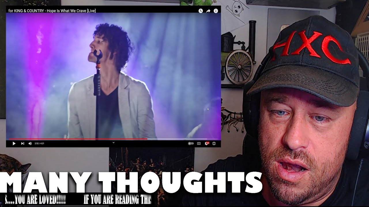 for KING & COUNTRY - Hope Is What We Crave [Live] REACTION!
