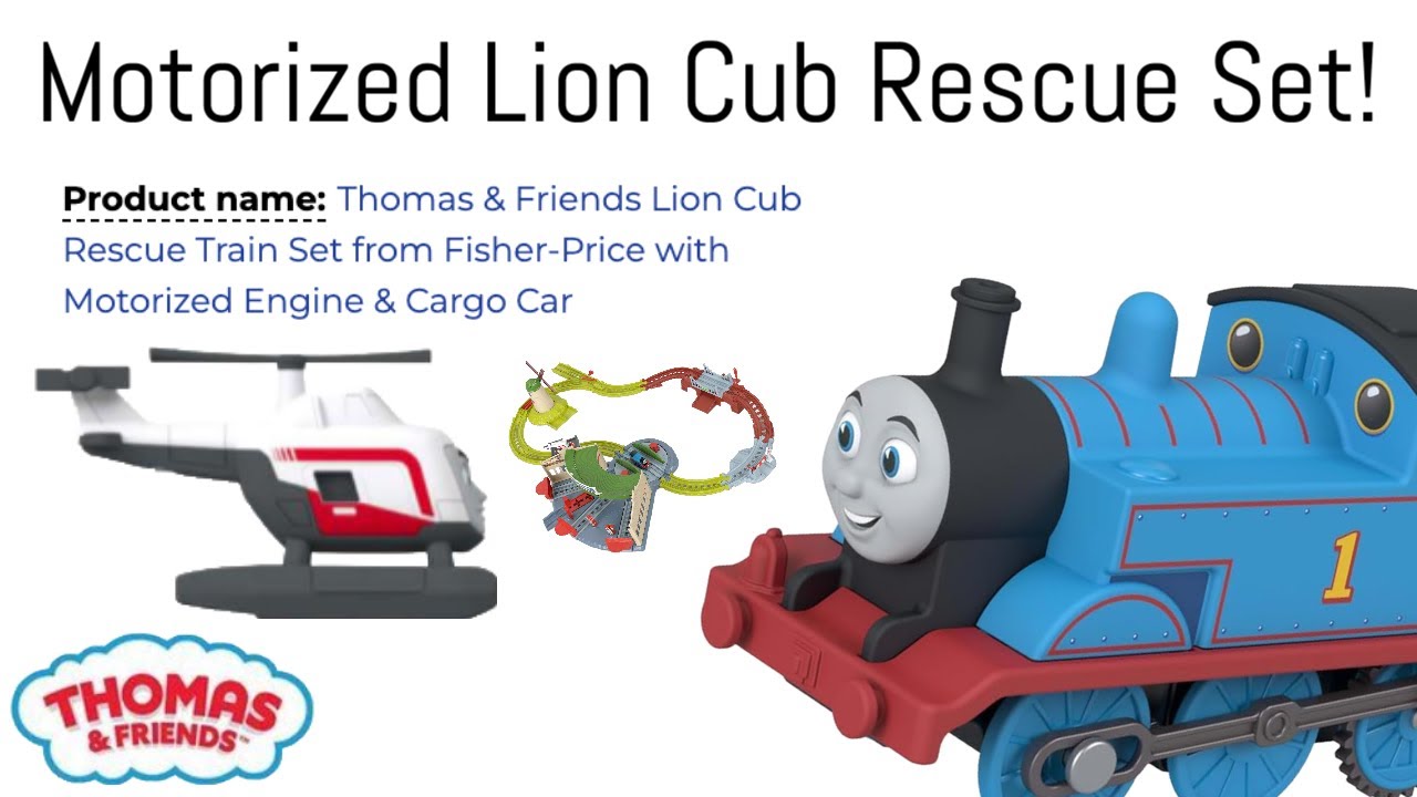 *NEW* Motorized Lion Cub Rescue Set LEAKED - MAGNET HAROLD! Thomas and Friends 2026!