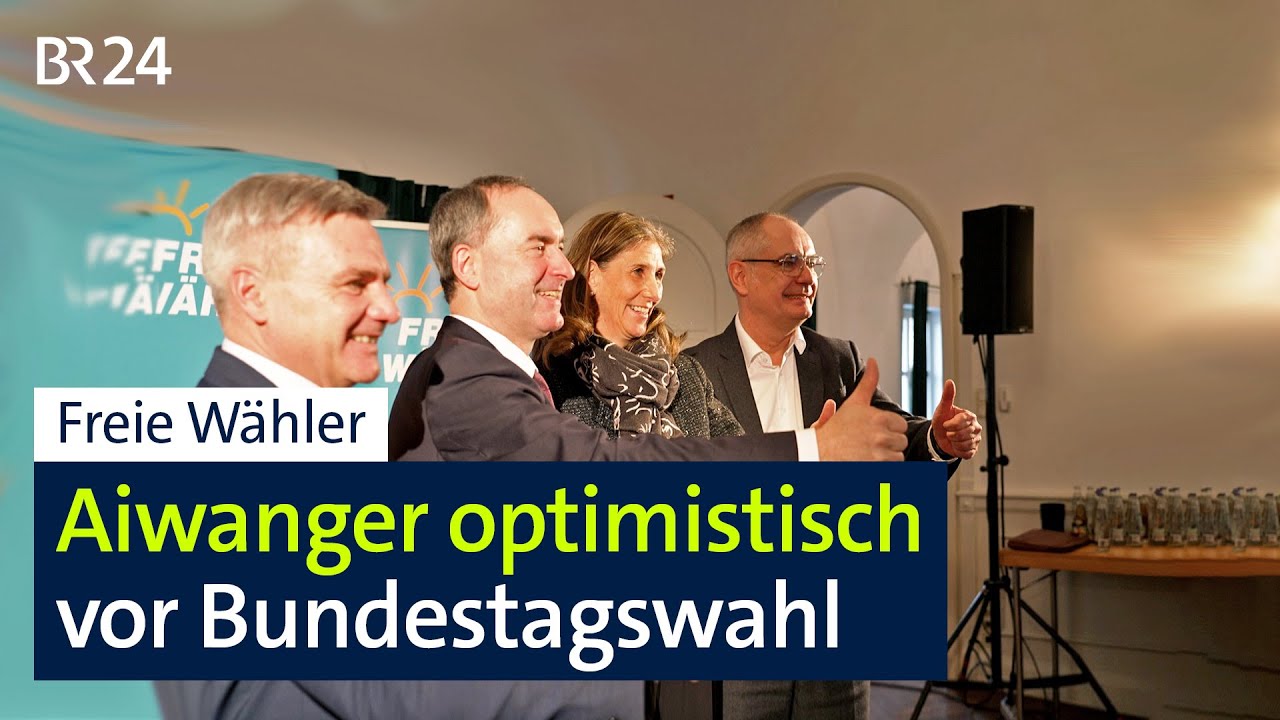Freie Wähler stellen ihr Wahlprogramm für die Bundestagswahl vor | BR24