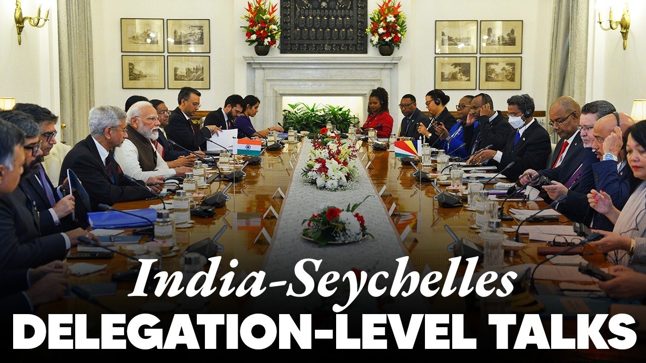 PM Modi, President Dr. Patrick Herminie of Seychelles hold delegation-level talks in New Delhi