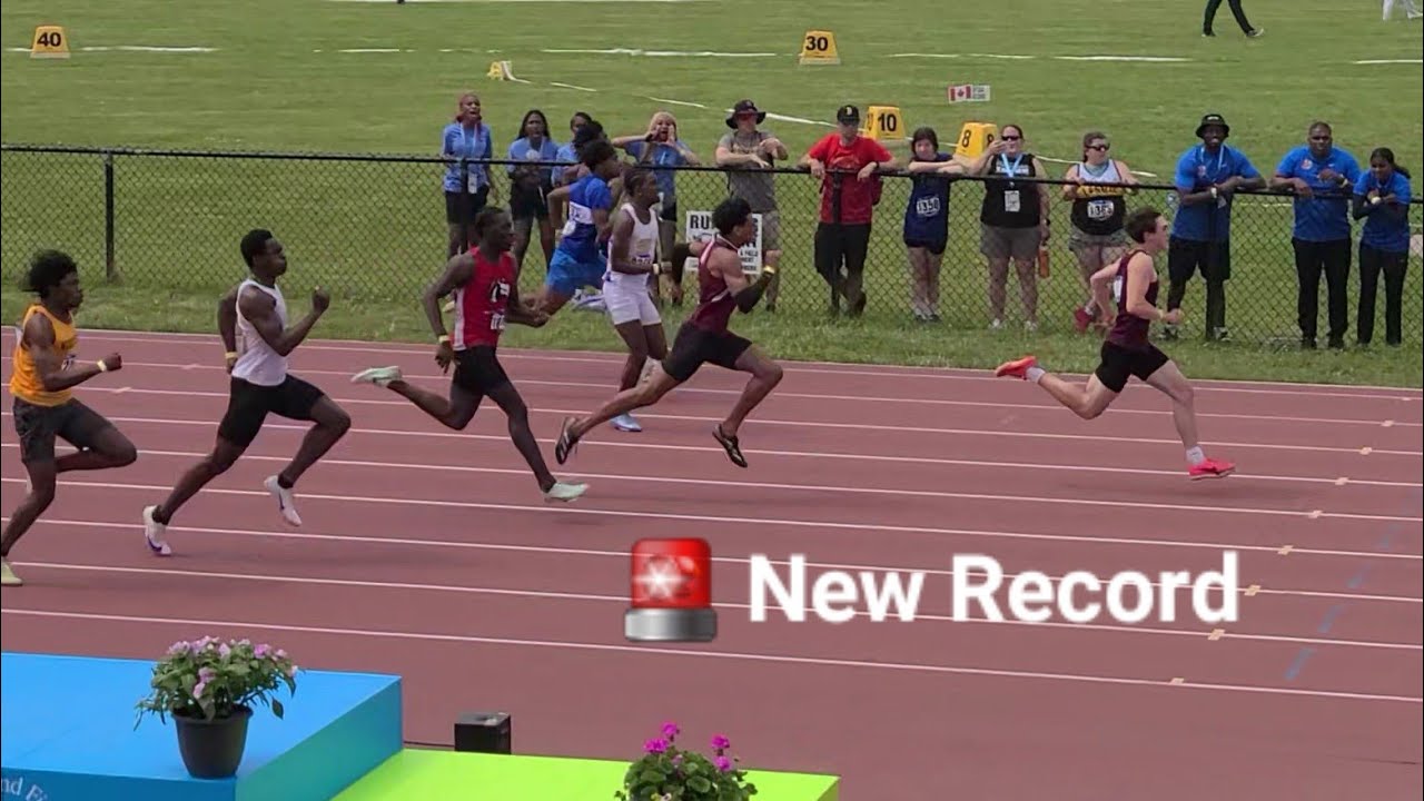 Senior Boys 100m Final | OFSAA Track and Field Championships 2025 | June 6th, 2025