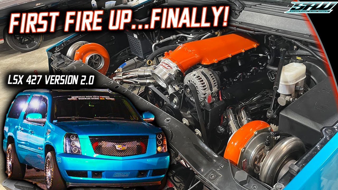 Twin Turbo Escalade Runs Again! The LSXcalade 427 2.0 FIRED UP!! (Final Assembly & Problems)