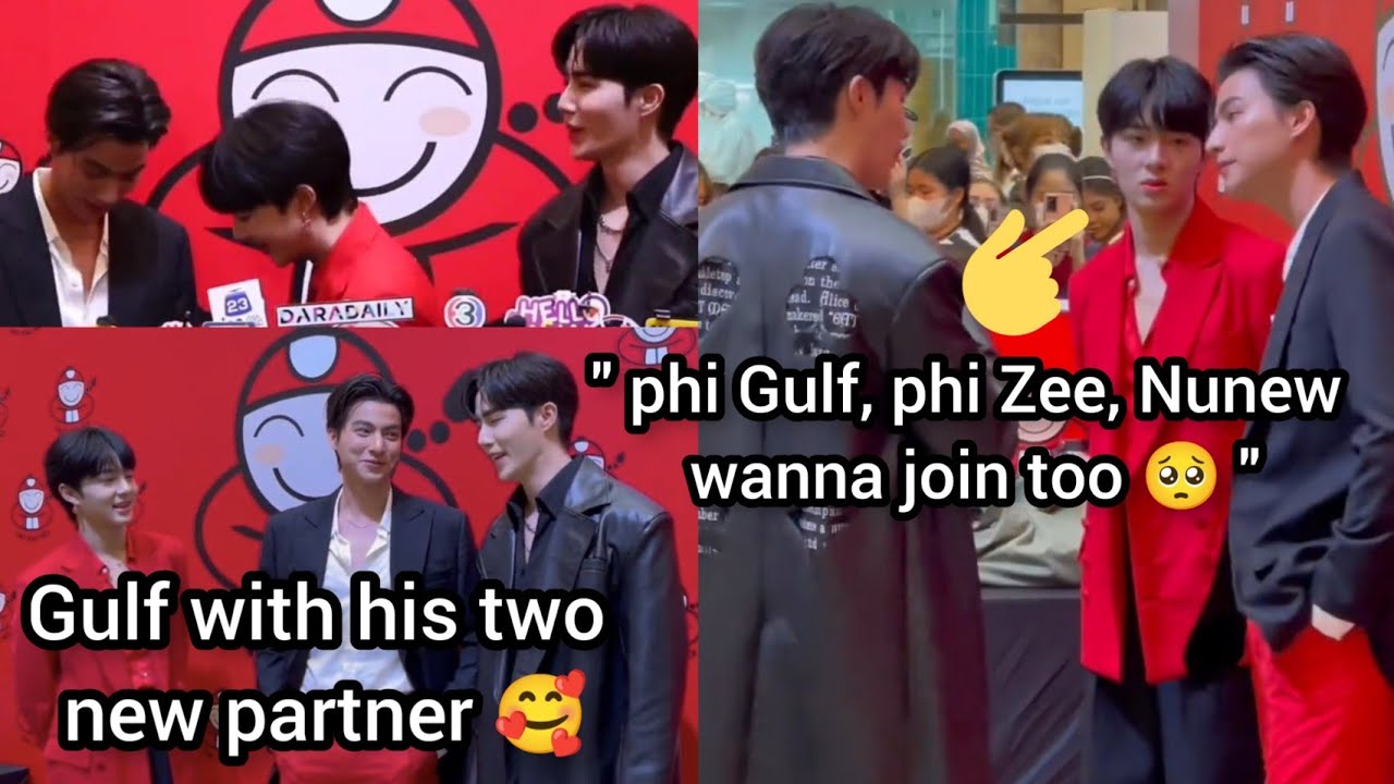 Nunew watch Gulf series and Zee said Gulf so handsome 😁 (All Sub)