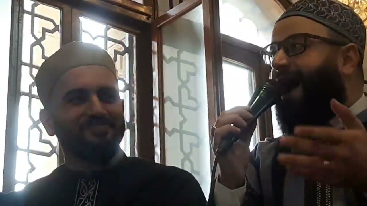 المنشدان محمود الحمود ومحمد برنية