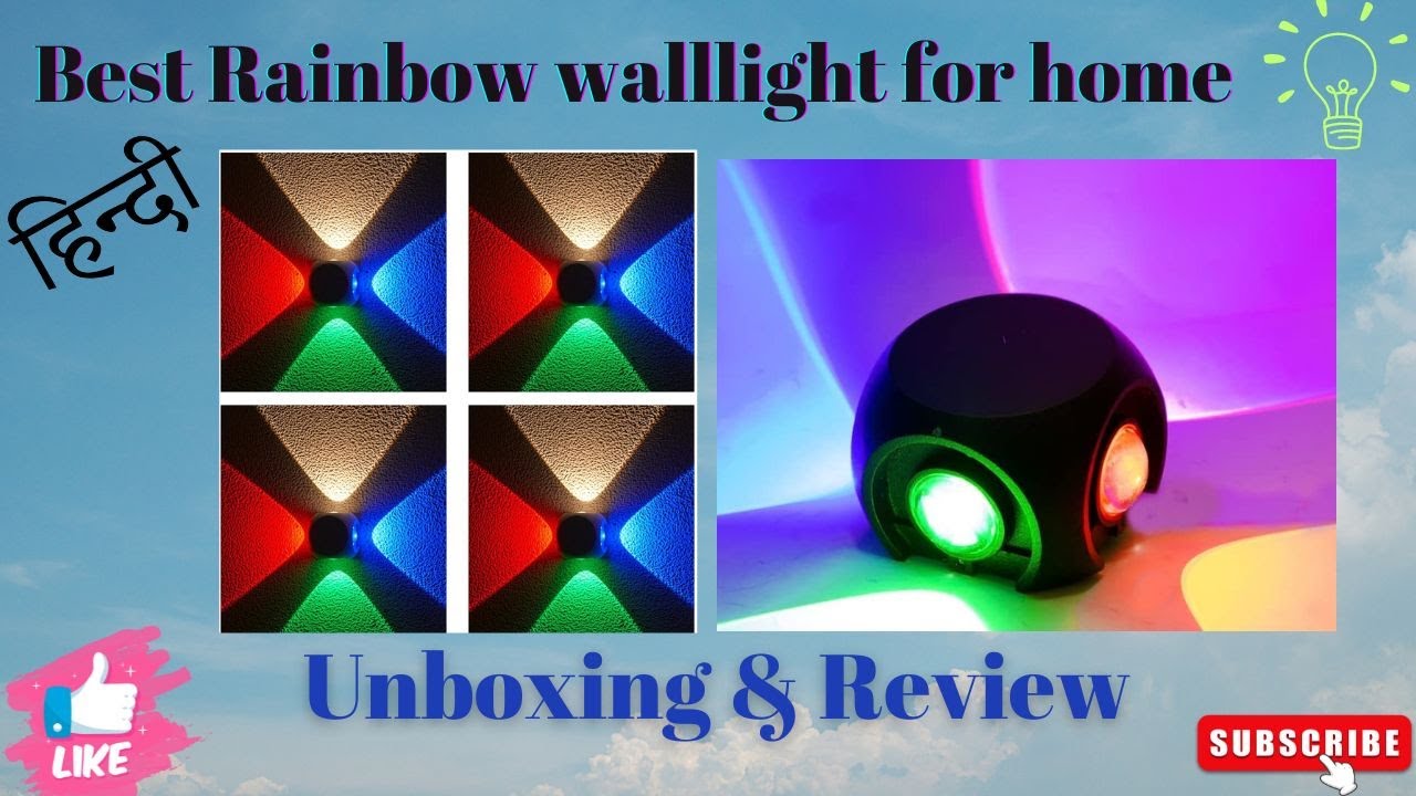Brighten Up Your Home: Top Affordable Rainbow Wall Lights