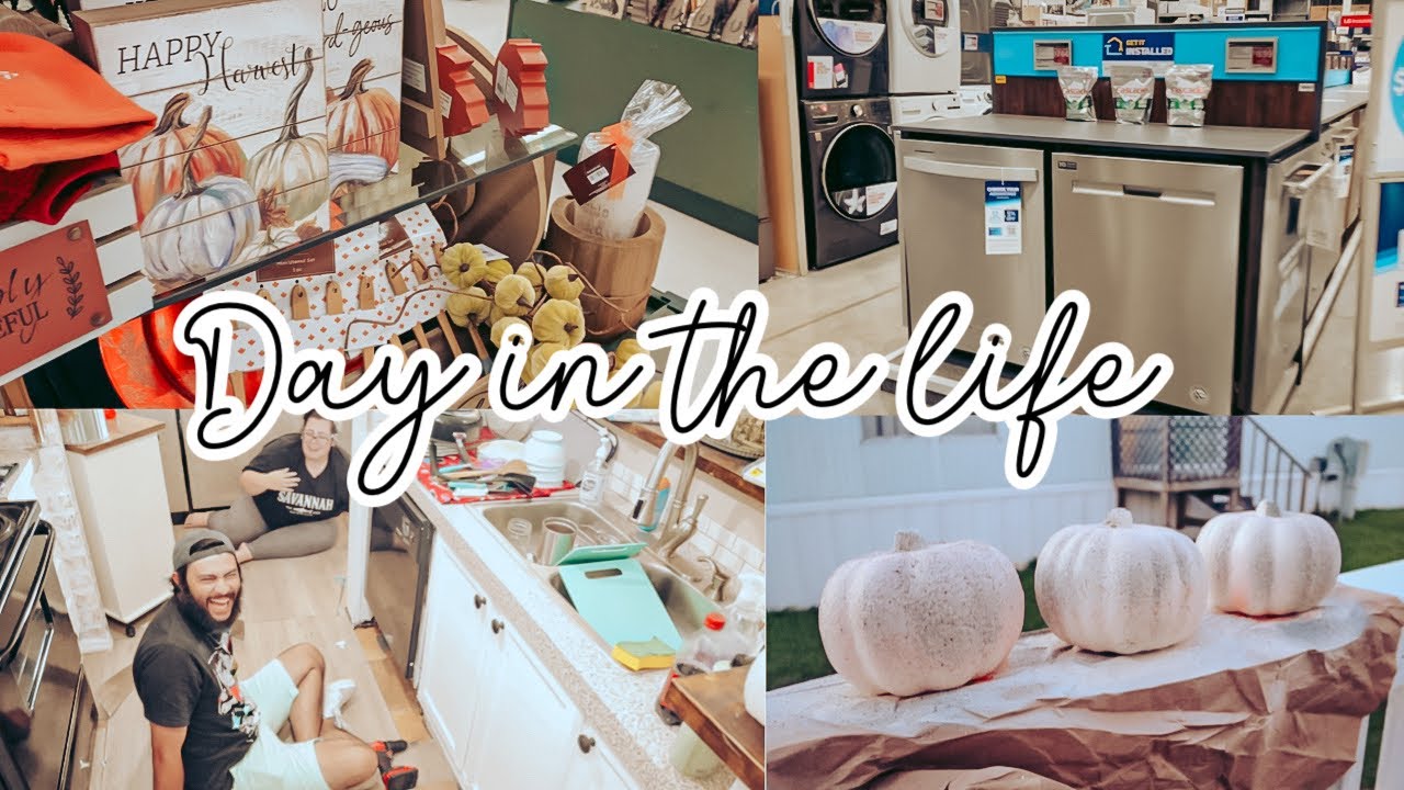 NEW DISHWASHER 🙌🏻 | hobby lobby shop with me | FALL DECOR HAUL | Large Family Grocery Haul | DITL