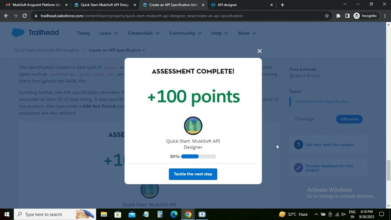 Create an API Specification - MuleSoft API Designer in Salesforce Trailhead