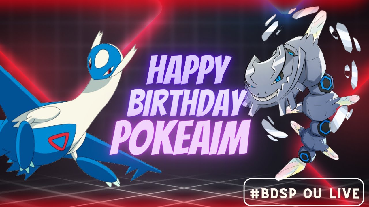 HAPPY BIRTHDAY POKEAIM : POKEMON BDSP OU LIVE : THE DOCTOR'S BIRTHDAY SPECIAL SQUAD SMASHES BDSP OU
