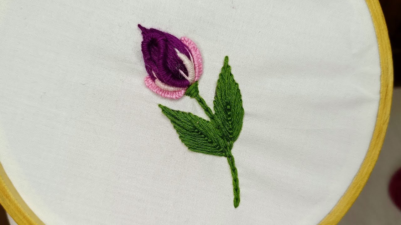 Wow.. Absolutely amazing flower embroidery tutorial || Hand embroidery design