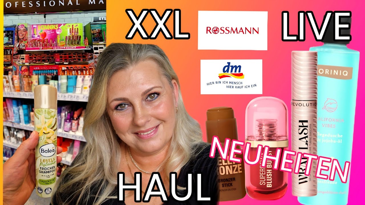 LIVE Rossmann und dm Neuheiten Haul | Revolution | Balea Pistachio | August 2025