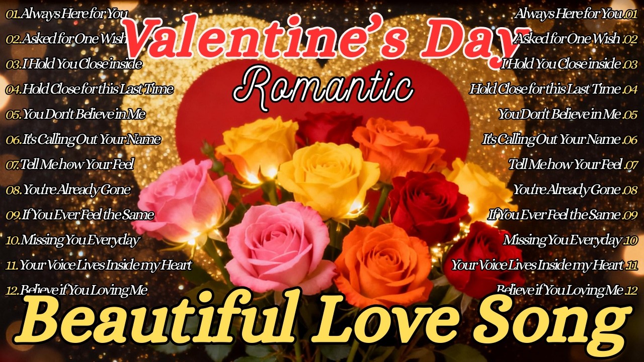 Greatest Valentine's Romantic Song || Pop Ballad Old Style 70s 80s 90s Melodies Collection