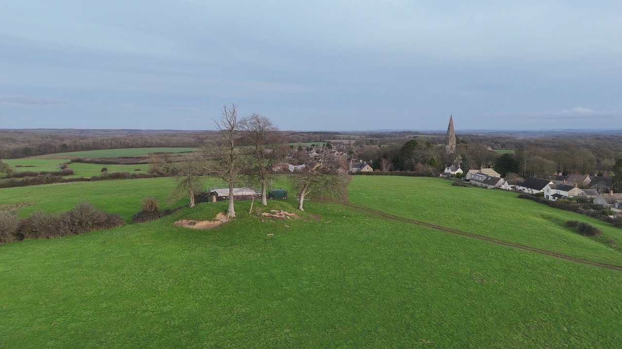 Leafield barrow & Community Woodland, Oxfordshire (1st Jan 2026)
