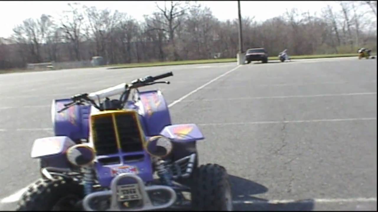 Yamaha Banshee Bad ATV Crash - QUAD STUNTS