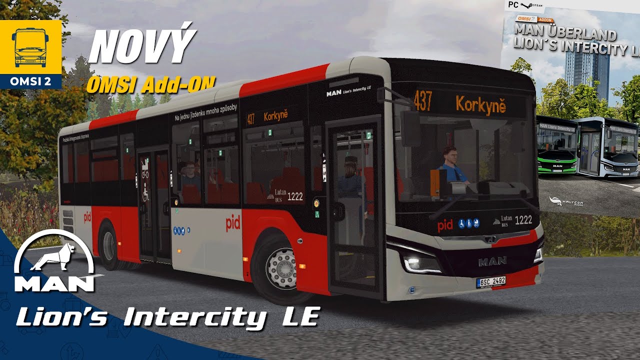 OMSI 2 #134 - TOPovej MAN Intercity LE na Středočesku! (Můj komp ten ADD-ON nedává 😥)