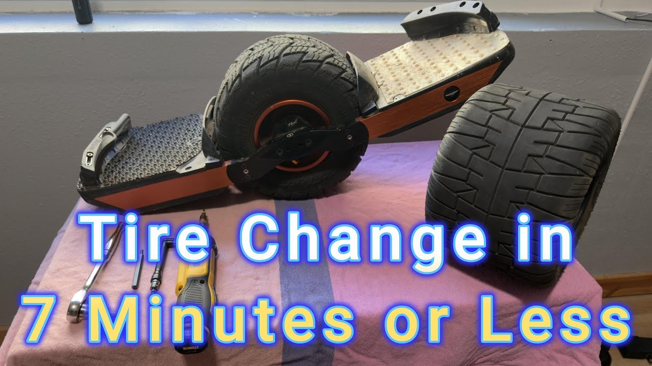 Just a Therapeutic Tire Change with Tyler on His 134v VescXR. Come Hang Out!