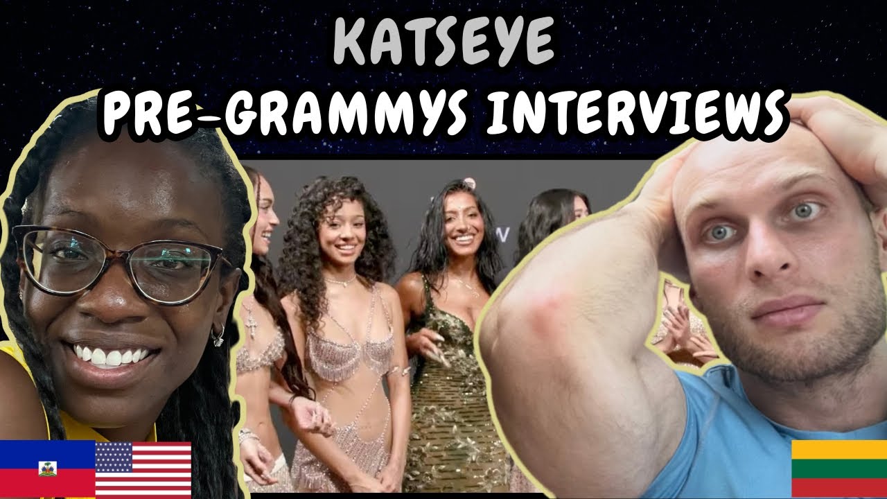 РЕАКЦИЯ НА KATSEYE - Интервью перед церемонией вручения премии «Грэмми»