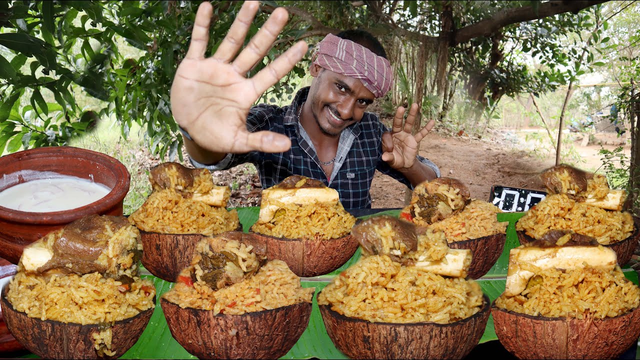 8- Minutes Challenge Mutton biryani Fast Eating Challenge|Real mukbang