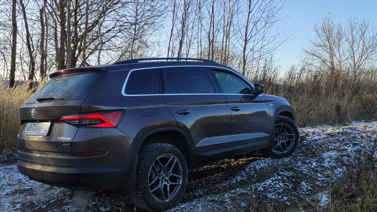 Элегантная разведка, для совместной поездки Skoda kodiaq. Лайт маршрут в окрестностях болота.