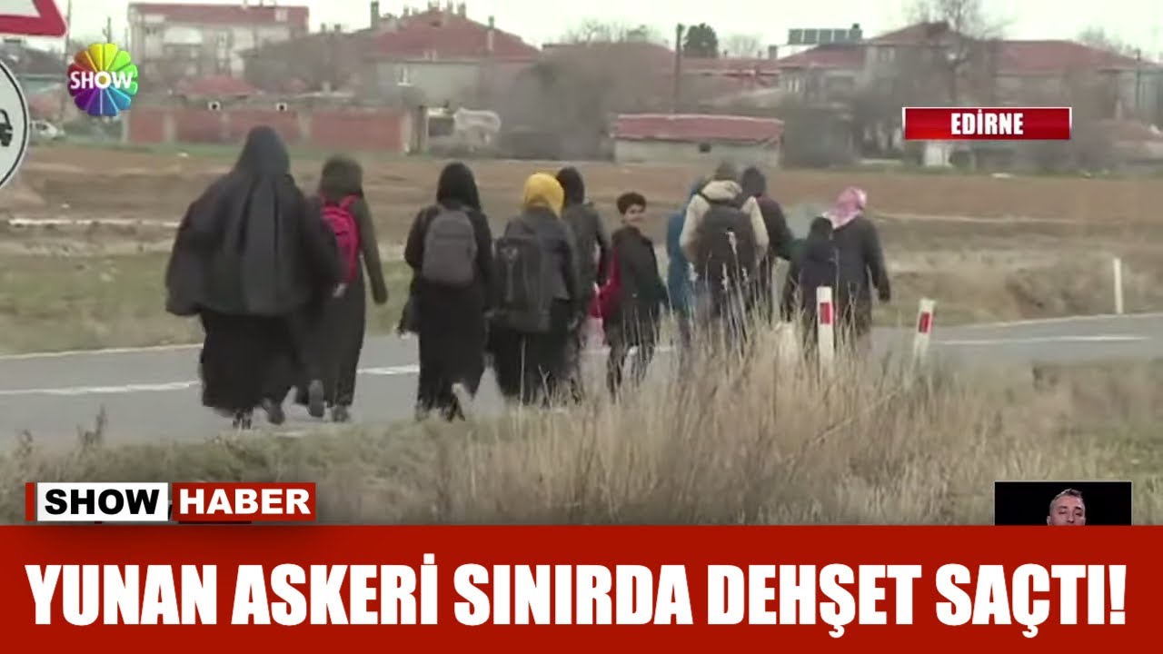 Yunan askeri sınırda dehşet saçtı!
