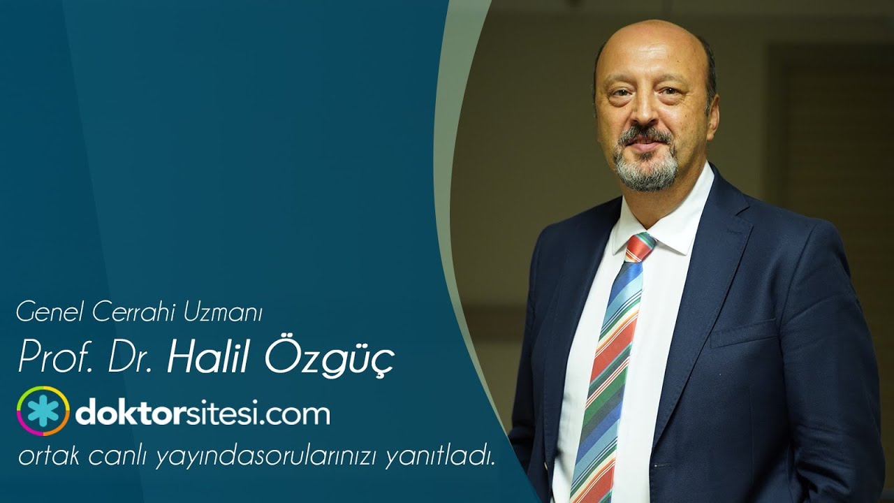 Prof.Dr.Halil Özgüç canlı yayında sorularınızı yanıtladı.