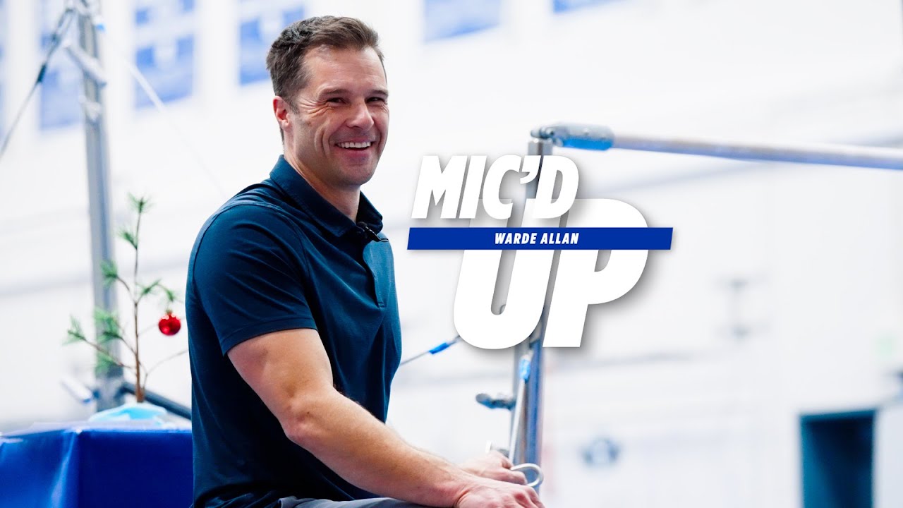 MIC'D UP with Coach Warde Allan | Hitting Handstand after Handstand 💪 | BYU Gymnastics