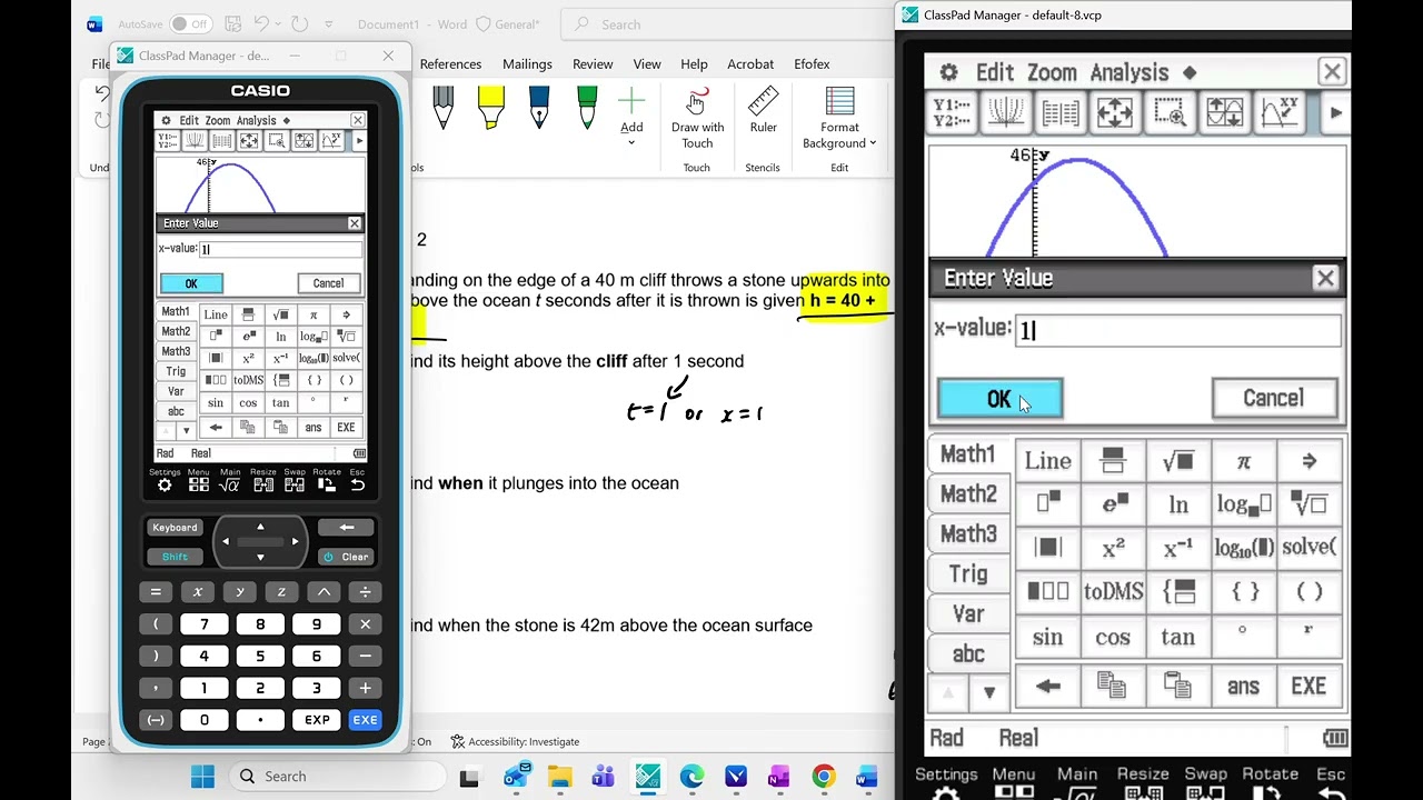 Applications of Quadratics