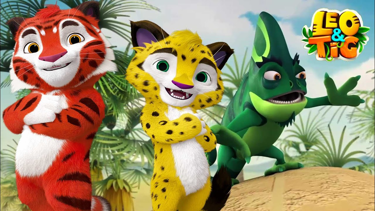 LEO and TIG 🦁 🐯 The Best Runner 🐢 NEW EPISODE 💚 Moolt Kids Toons Happy Bear