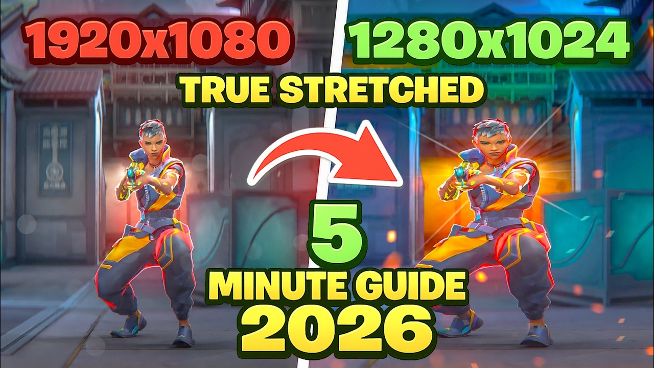 Valorant TRUE Stretched Resolution is BACK! (Patch 13.01) | 2026 Working Guide