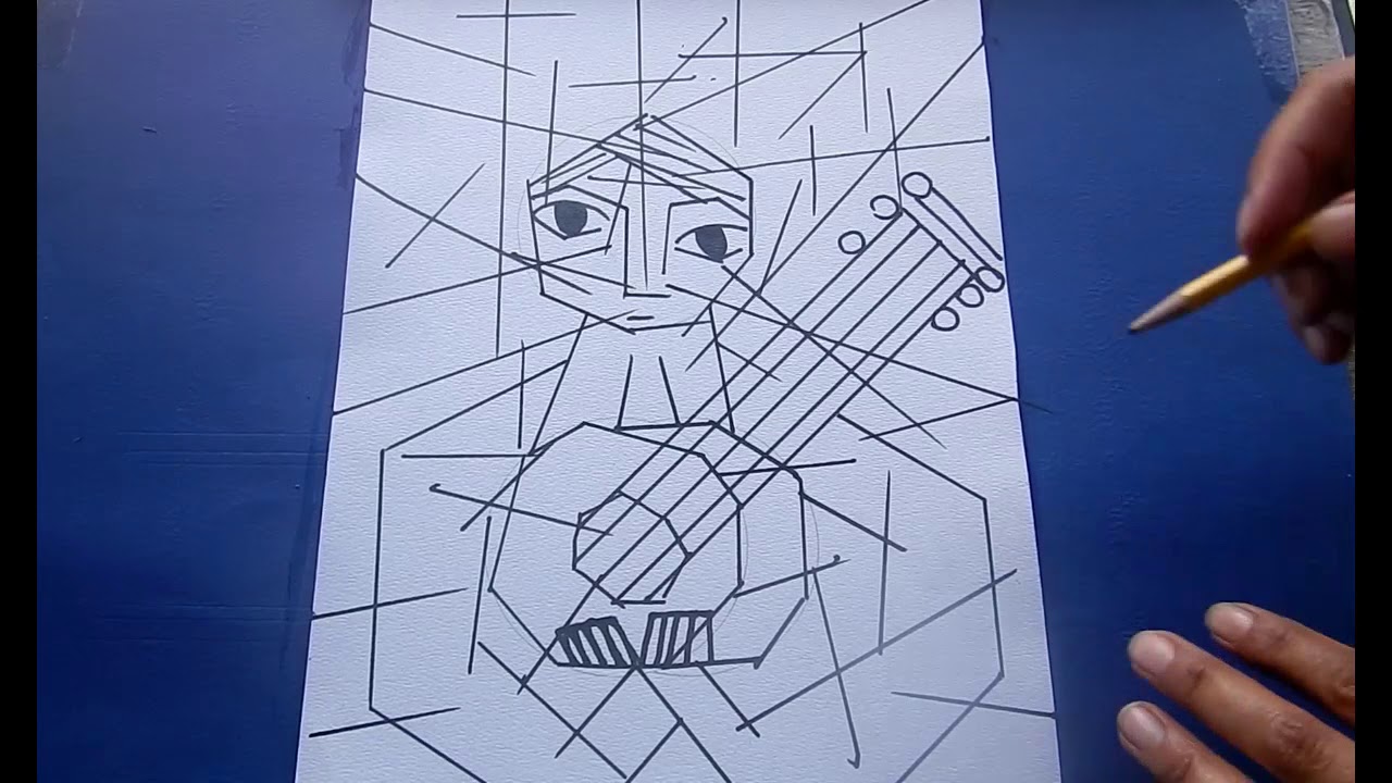 Analytic Cubism Picasso Inspired