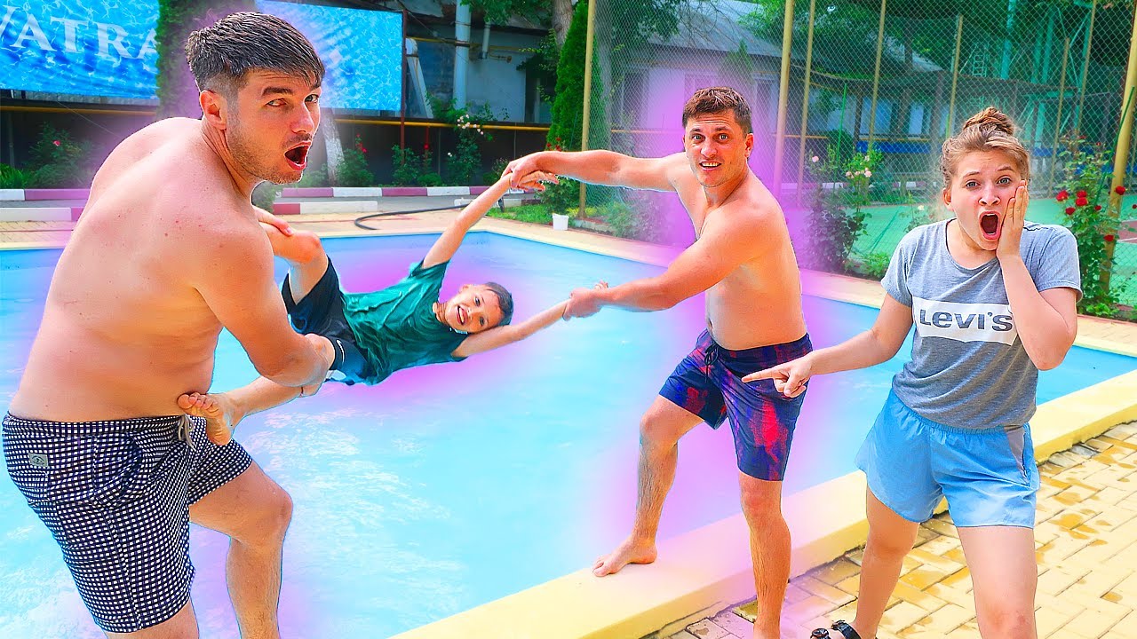 HAI în APĂ ALBERT😂/ TIPURI de OAMENI la PISCINĂ‼‼