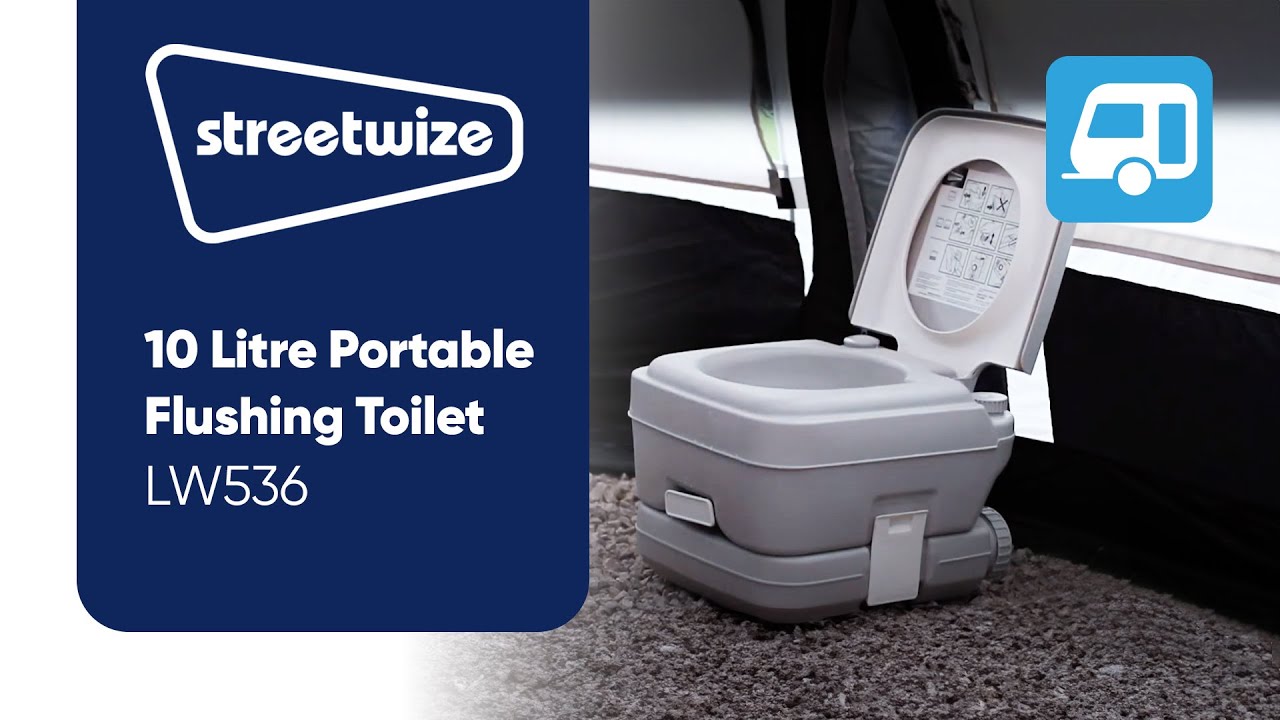10L Portable Flushing Toilet - LW536