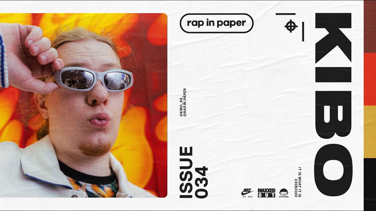 KIBO - Air Max + TN freestyle | rap in paper [live]
