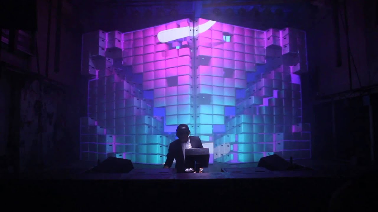 3D Video Mapping indoor stage design