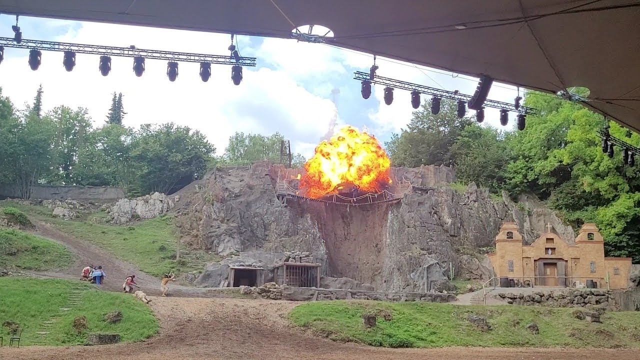 Winnetou und Old Firehand im Tal das Todes (Finale) Karl May Spiele Elspe Festival 2025 