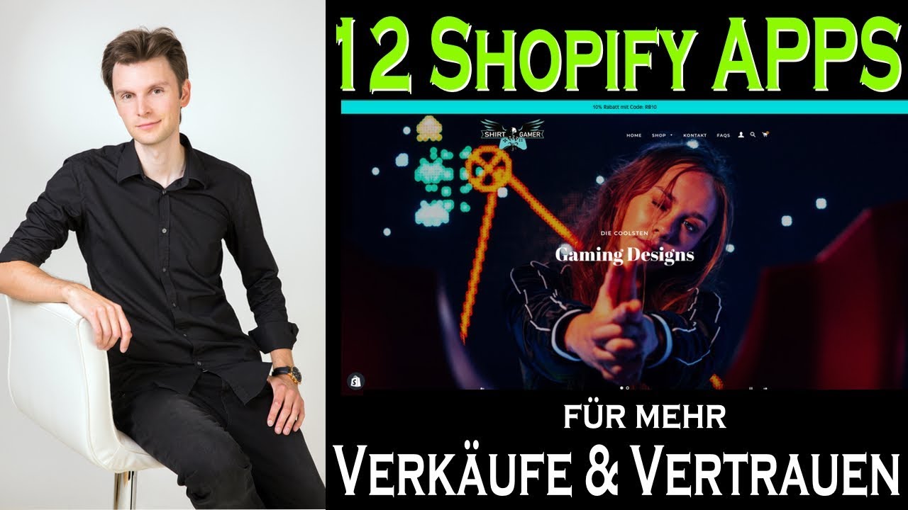 Shopify Apps 2019 [deutsch] die mehr Verk&auml;ufe & Vertrauen auf deinen Shopify Store bringen