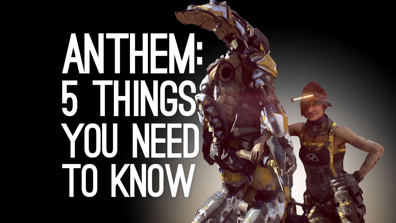 Anthem Gameplay: 5 Things You Need to Know About Anthem, Bioware's New Game