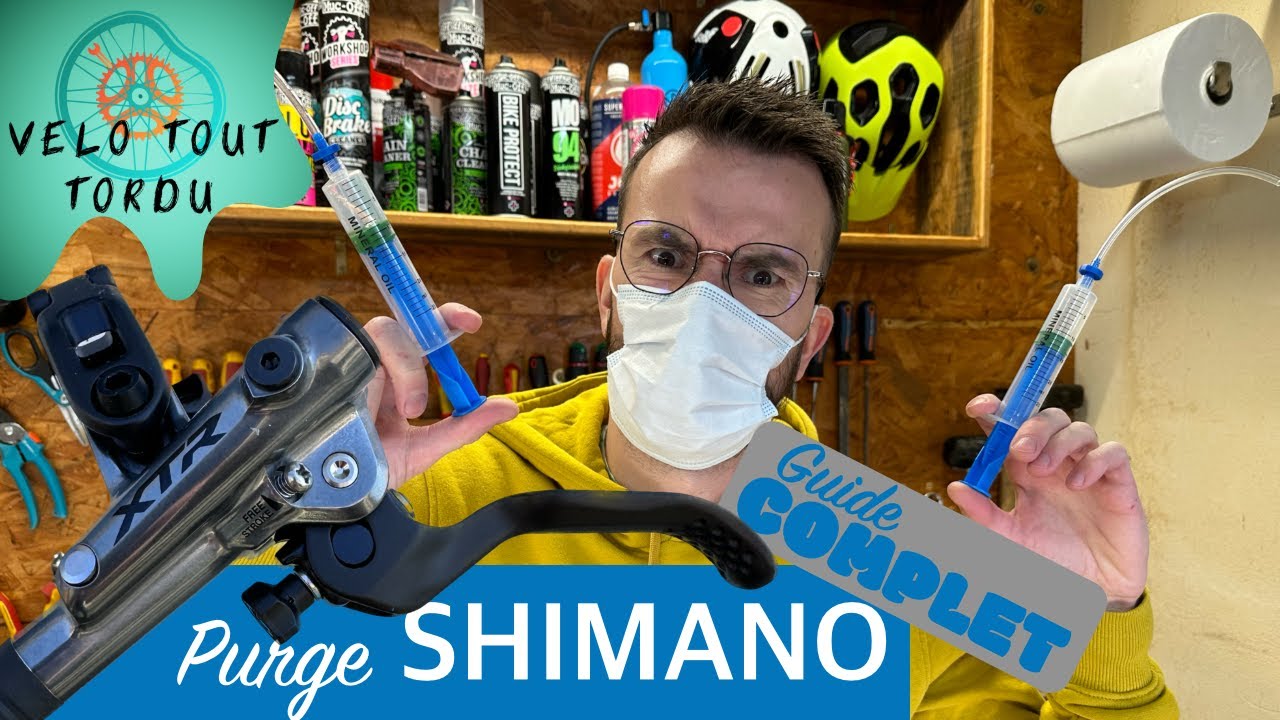 Purge freins VTT Shimano et réglage position étriers
