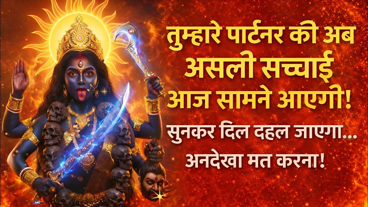 तुम्हारे पार्टनर की अब असली सच्चाई आज सामने आएगी.... 🕉️ Maa Kali ka sandesh 🕉️