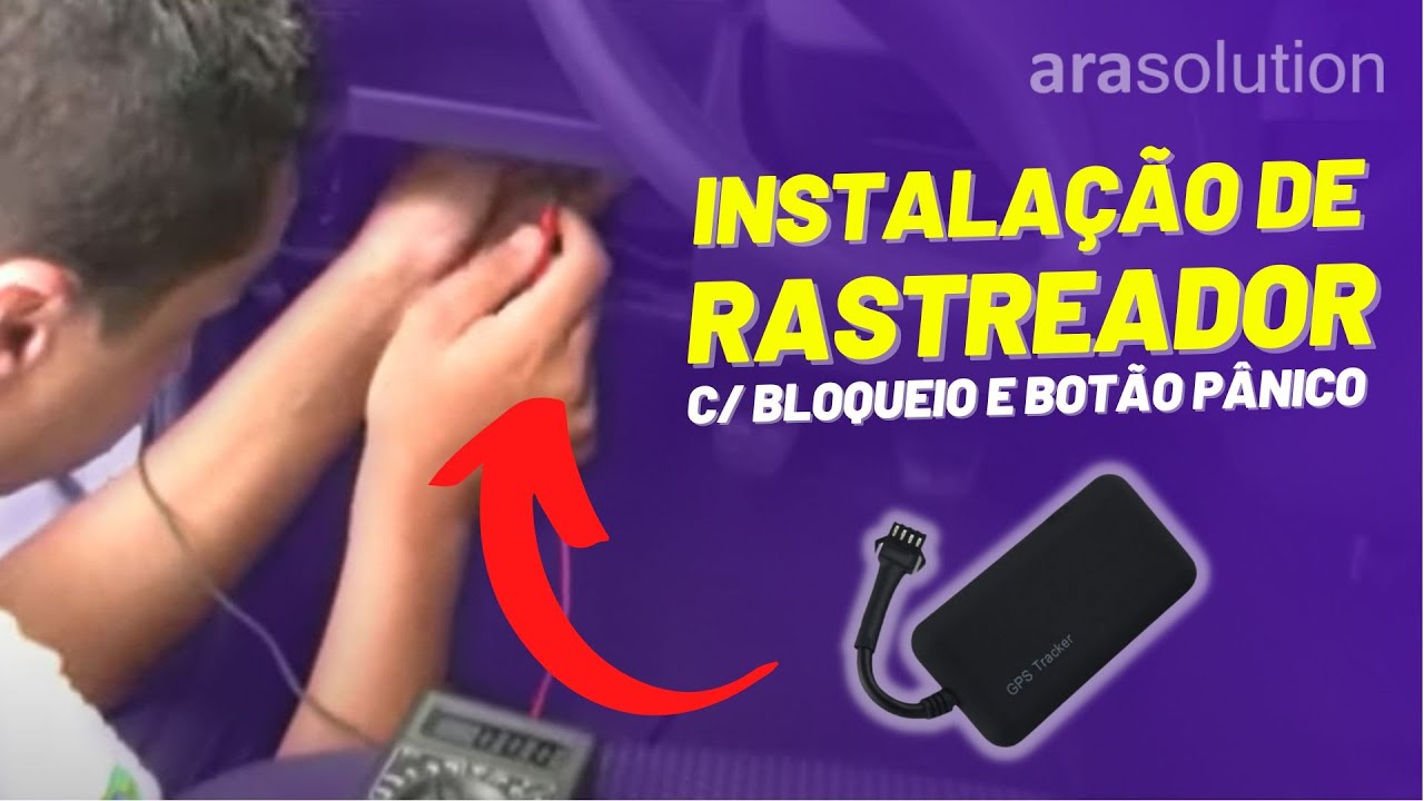 Instalação Rastreador c/ BLOQUEIO e BOTÃO PÂNICO - (2012)
