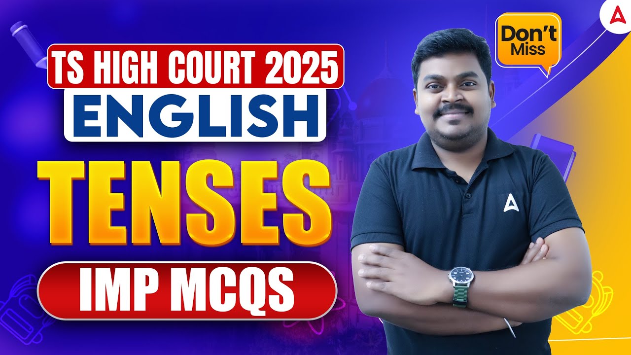 TS High Court English Classes | Tenses MCQs | Telangana High Court English in Telugu