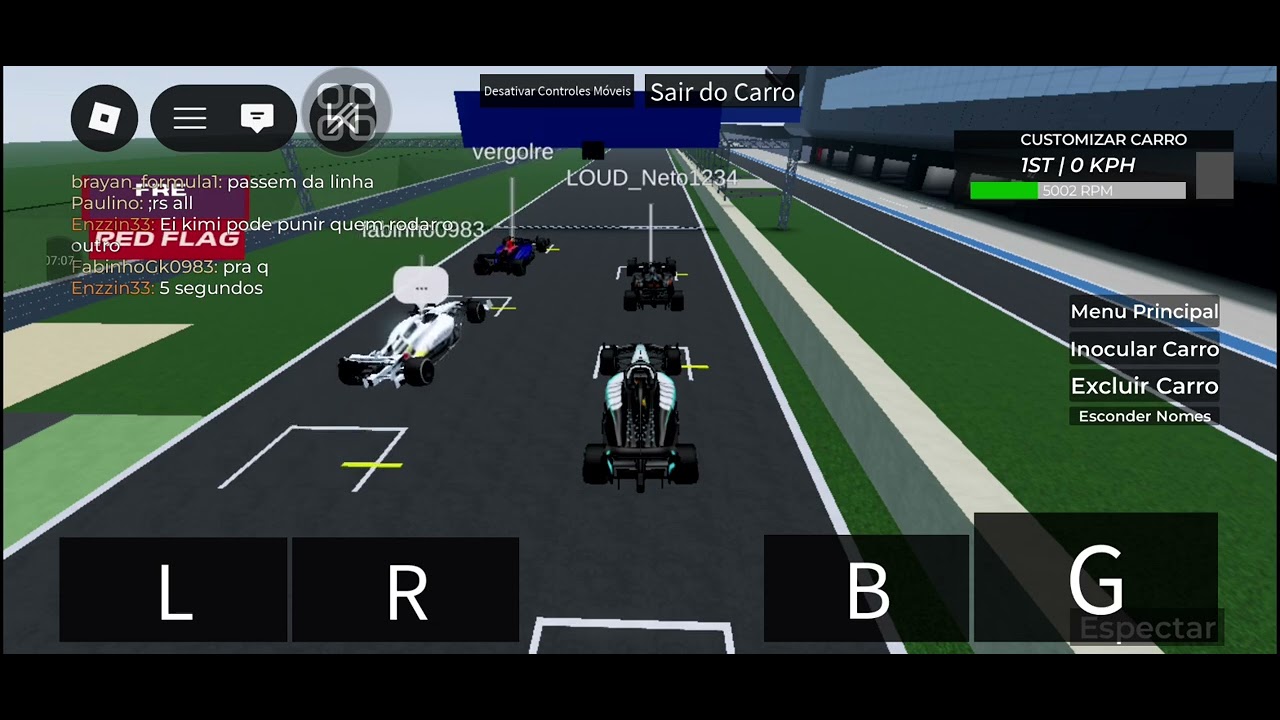 Live completa de Silverstone correndo com os betinhas