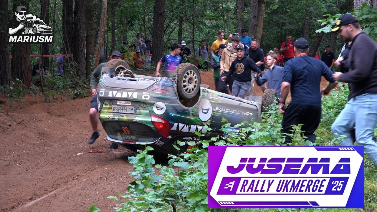Jusema Rally Ukmergė 2025 | Crash | Mistakes | Action |